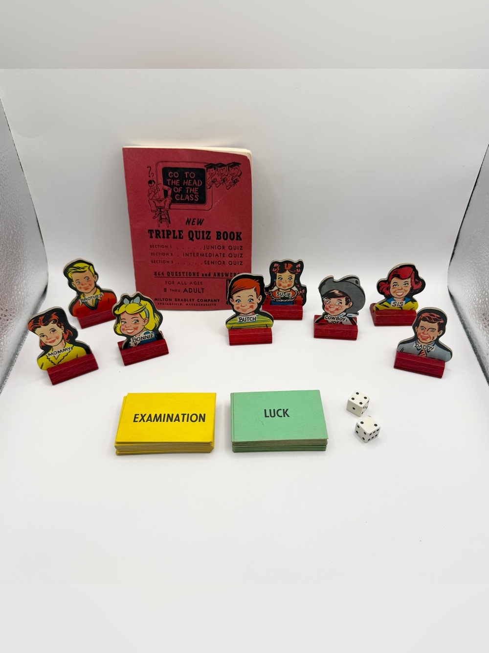 Vintage 1976 Go to the Head of the Class Game Replacement Pieces Milton Bradley